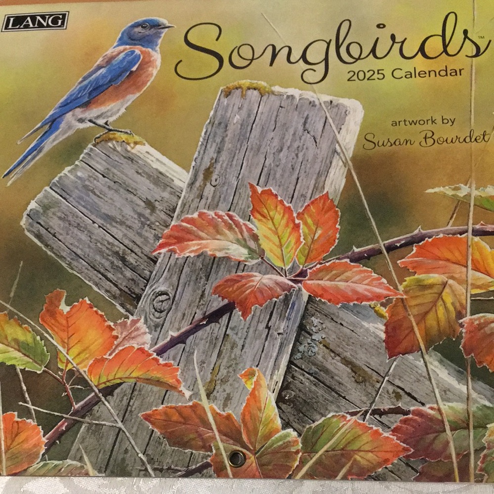 LANG Songbirds 2025 Calendar - GREAT FOR CRAFTS